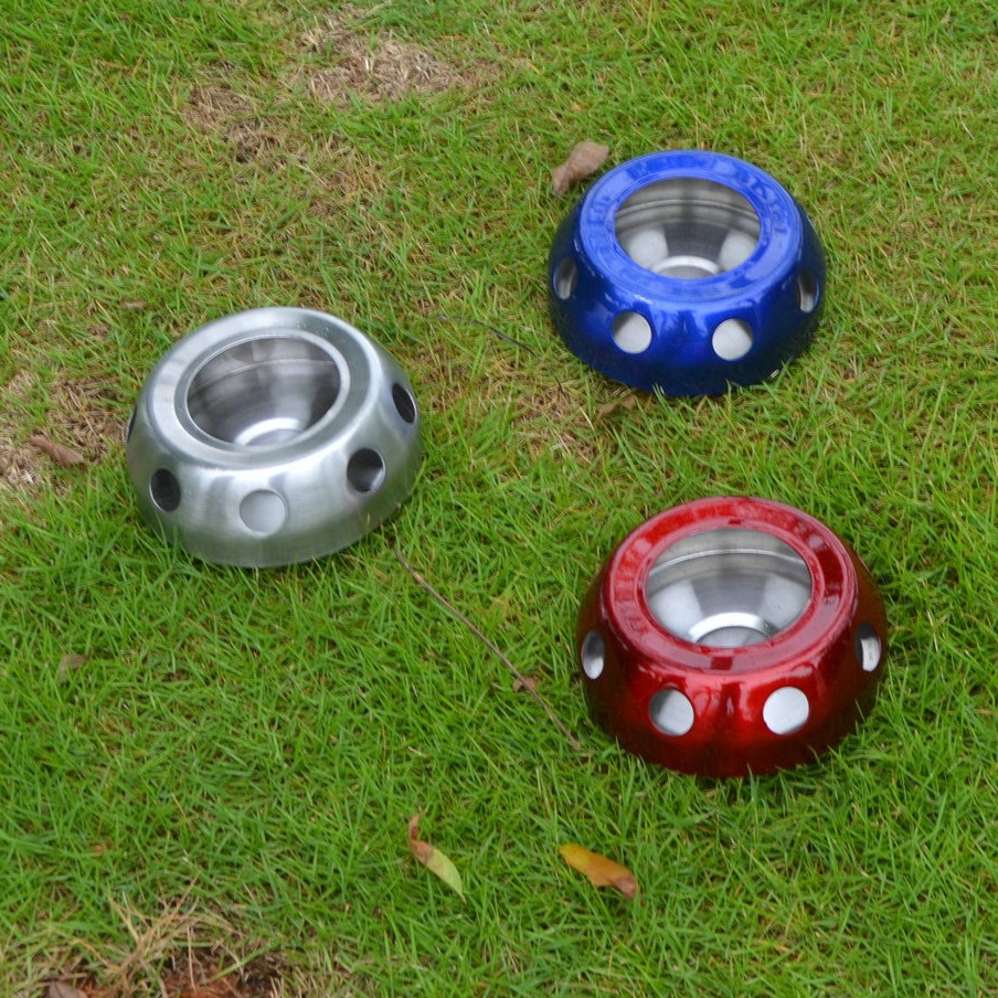 Amazon Hot Sale Stainless Steel Camping Alcohol Stove Burner Round Portable Alcohol Stove Student Hot Pot