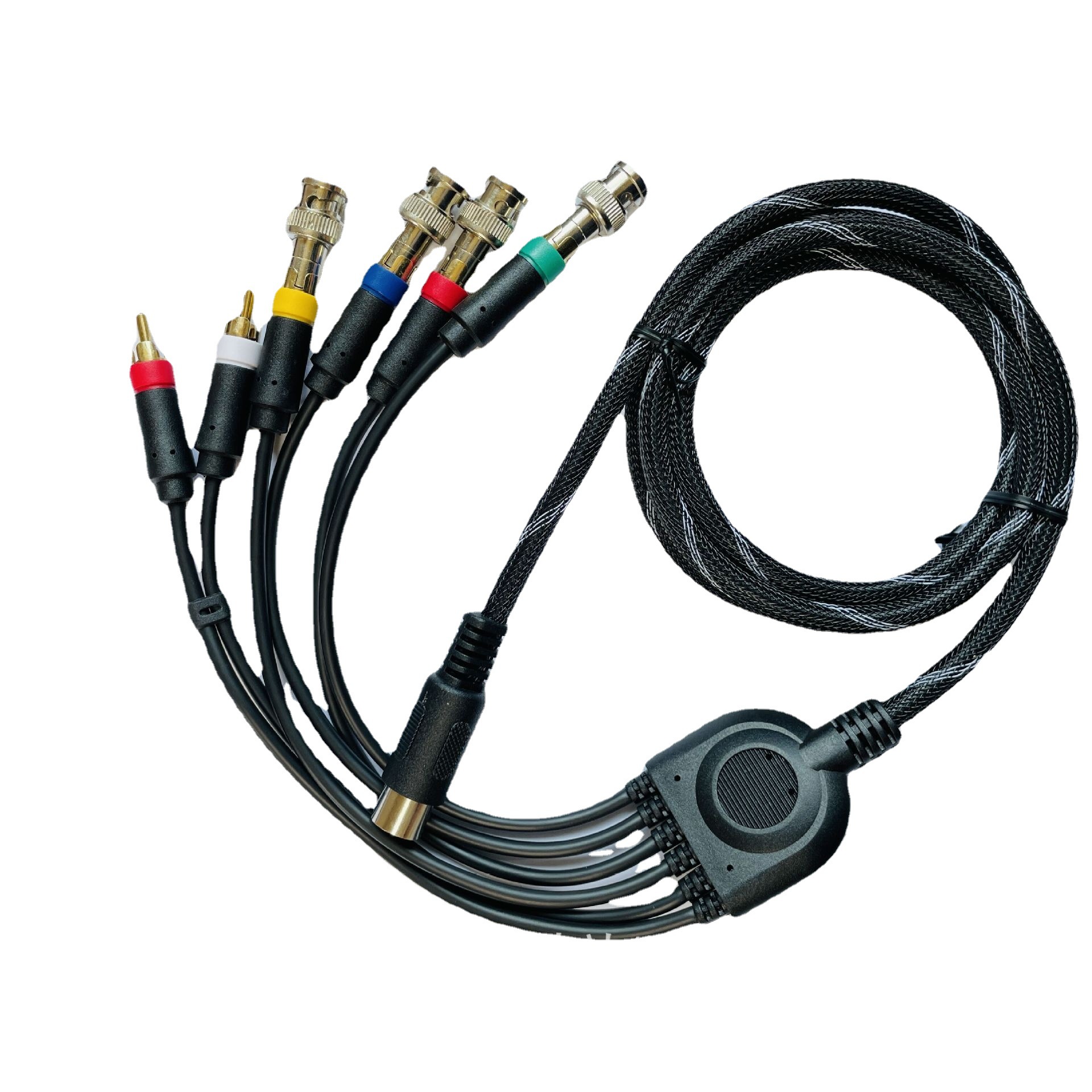 适用于世嘉MD1  RGBS RGB线 彩监线  AV色差线 1.8米镀金色差线