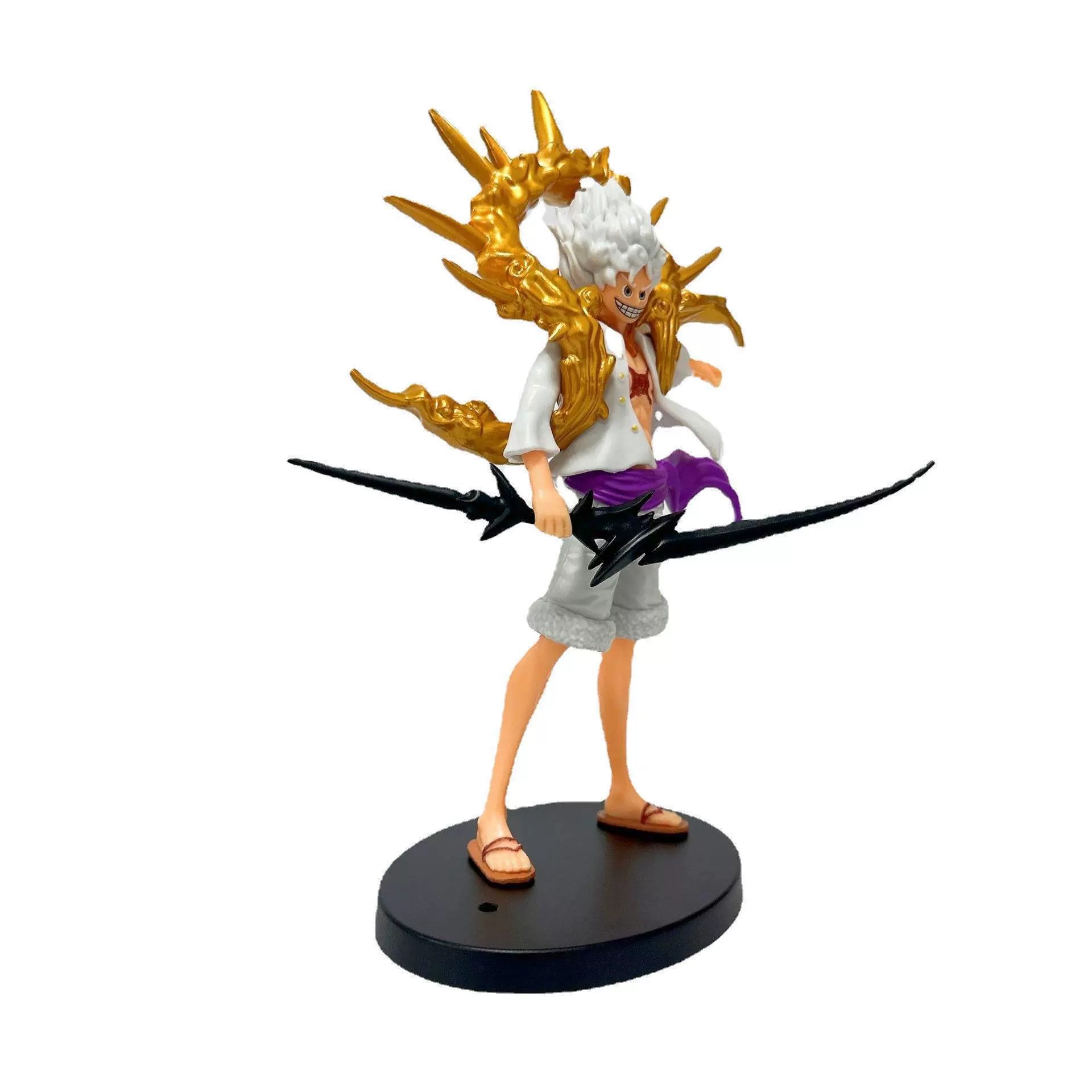 One Piece Q Version Ника Луффи Солнце-Бог Небесный Луффи модель кукла украшение упакованная фигура