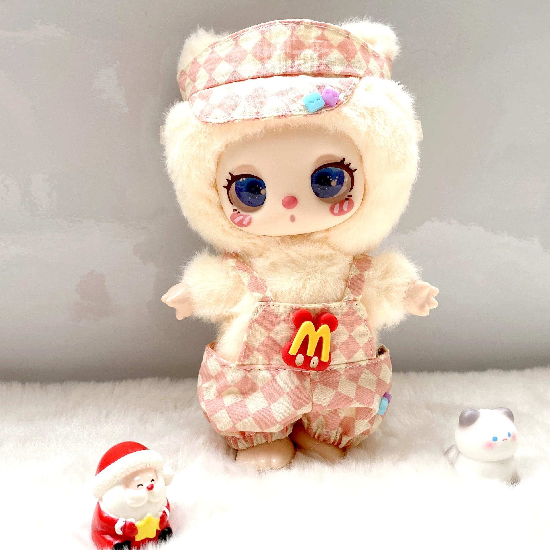 Doll plastic, overall for dressing up, second generation, children's clothing