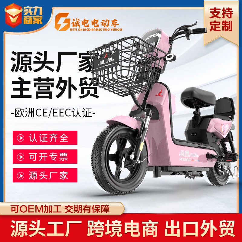[Inventario de fábrica 99 nuevo despeje] bicicleta eléctrica transfronteriza nueva bicicleta eléctrica estándar nacional para adultos de dos ruedas para hombres y mujeres