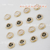 Cyber red Metal Tide Accessories Same item Pearl nail Jewelry Light extravagance Nail enhancement Jewelry wholesale