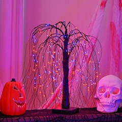 柳の木ランプ LED クリスマスパーティーシーンレイアウト家の装飾ランプ誕生日ギフトガールズルームツリーツリー形状