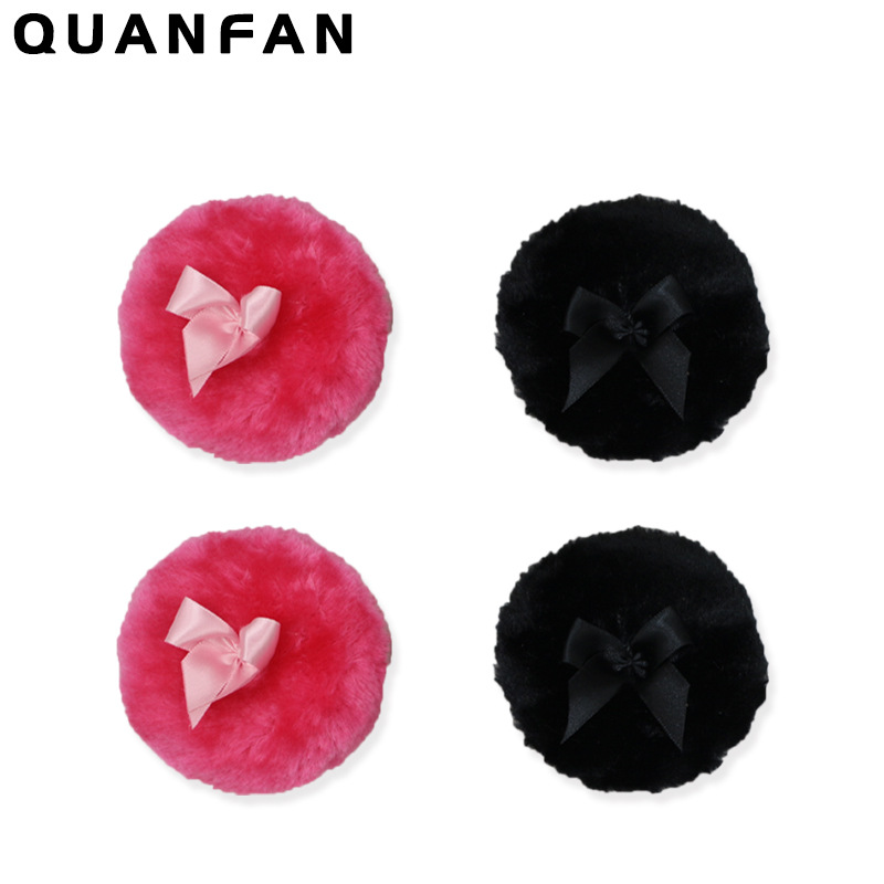 Soporte de terciopelo polvo de cuerpo puff polvo soplo largo esponjoso esponja esponjoso polvo suelto polvo denso pastel de maquillaje de reemplazo