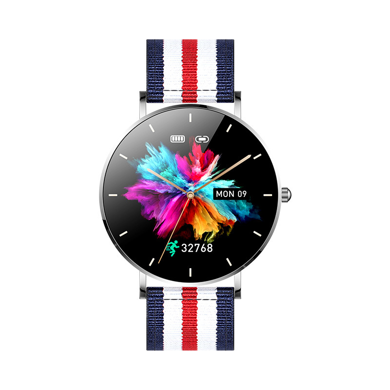 Nuevo reloj deportivo de moda T8smartwatch teléfono móvil transfronterizo ultra-Delgado ritmo cardíaco presión arterial reloj inteligente a prueba de agua