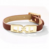 Metal fashionable polyurethane bracelet, jewelry suitable for men and women, Amazon, simple and elegant design