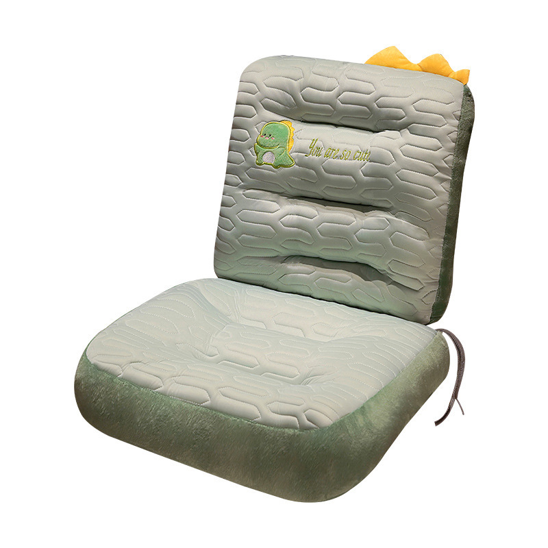 Cojín de espalda de látex de hielo, cojín de respaldo de una chica, tema de conducción de dos aumentos de altura, cojín de silla de oficina de verano