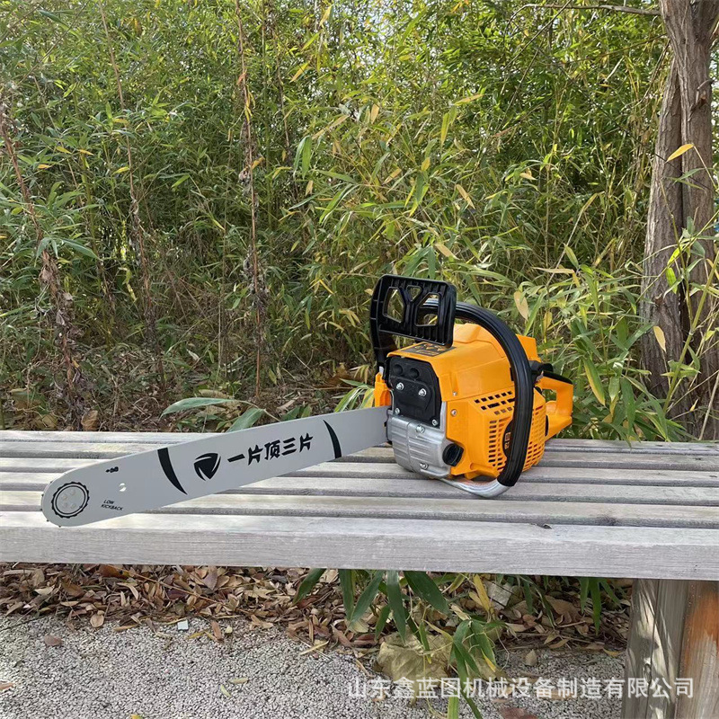 厂家直销二冲程手持伐木汽油锯 家用小型修枝劈柴用20寸油锯
