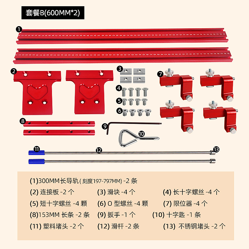 Sierra circular eléctrica carril de guía paralelo 600mm carril de corte placa abierta posicionamiento auxiliar compatible con carril Festool