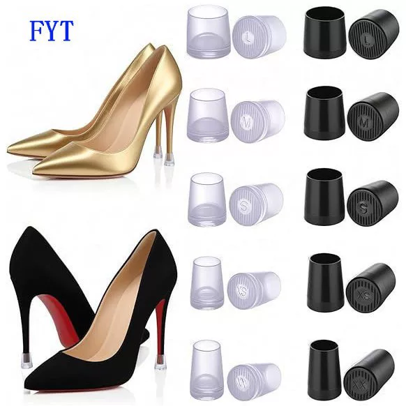 New High-Heeled Shoes with Anti-Slip Round Heel, Heel Repair Cover, Heel Anti-Noise Protector, Heel Protection Cover