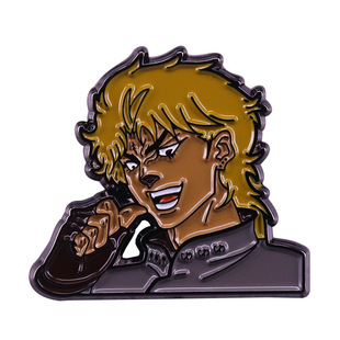 Jojo's Bizarre Adventure brooch popular comic fan jewelry