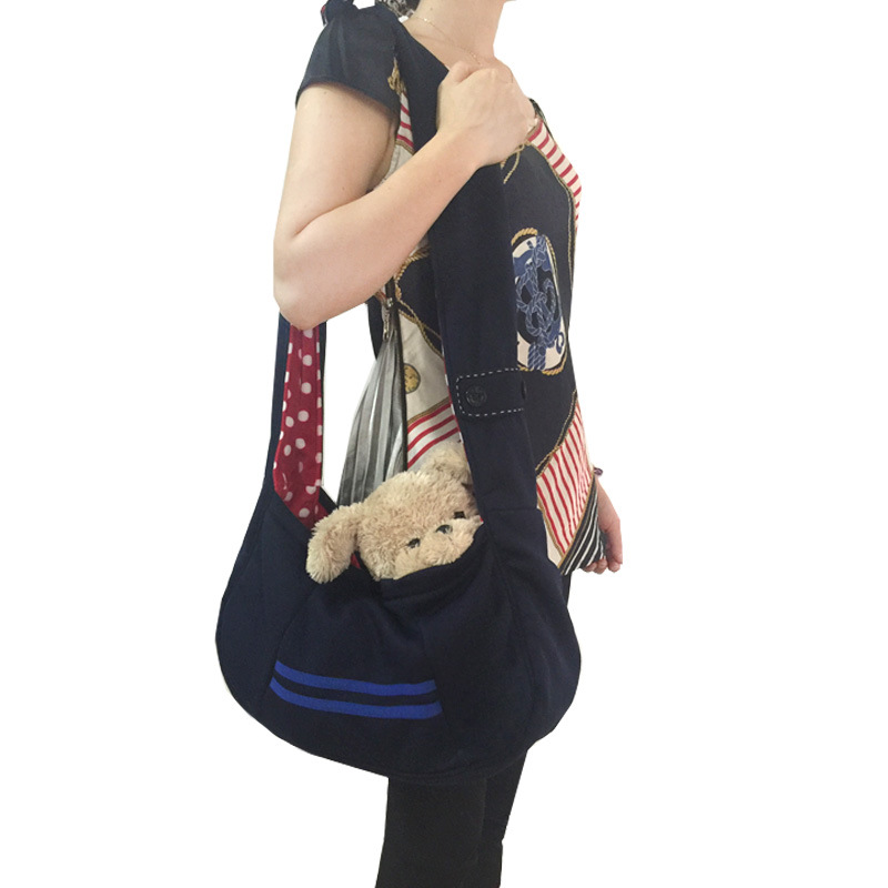 Tragbarer Umhängetasche mit einer Schulter für Haustiere für Outdoor-Aktivitäten, koreanische kleine Katzen- und Hundetasche_voghion.com