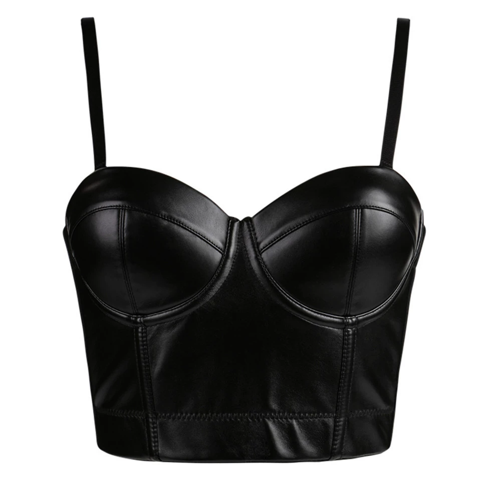 Sexy tube top, bra top, polyurethane brace, short fitted vest, tight, lifting effect