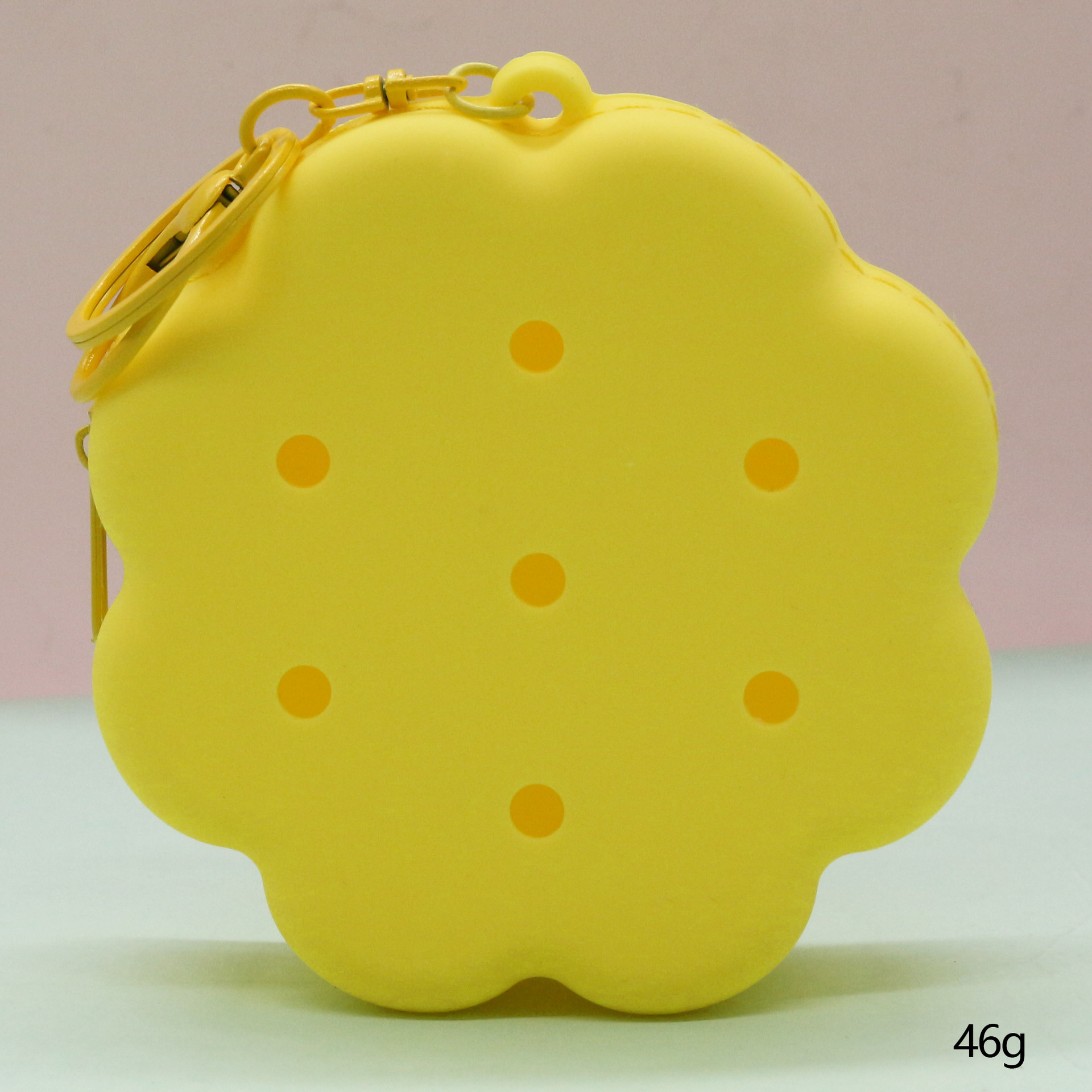 Inventario de dibujos animados de silicona agujero bolsa mini bolso diy bolsa de almacenamiento bolso auriculares llavero colgante regalo