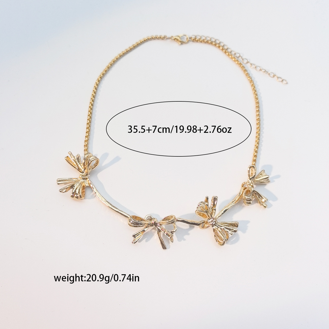 All Seasons Season Elegant Bow Knot Zinc Alloy Chain-free Choker Wholesale