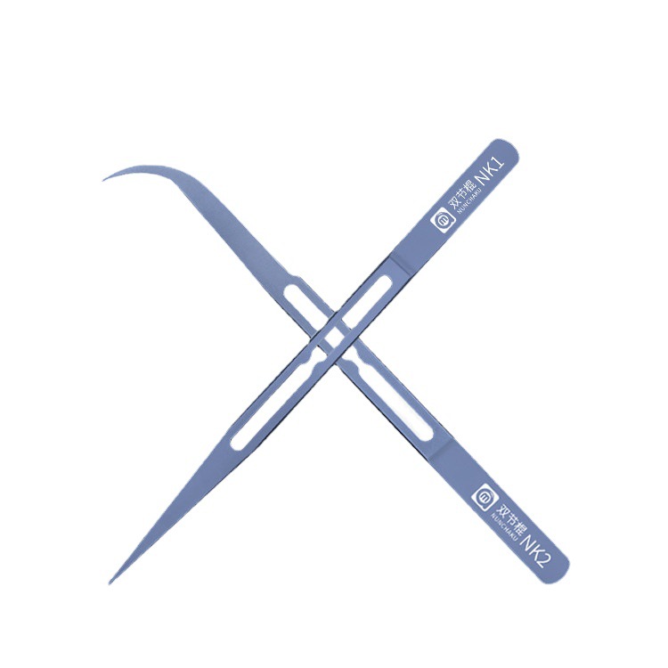 阿毛易修/NK1/NK2/钛合金高密度镊子/手机维修/轻细尖/加硬/无磁