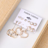 Earrings with tassels, set from pearl, simple and elegant design, European style, wholesale