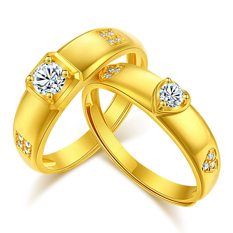 Кольцо для любимых мужчин и женщин, модная инкрустация diamond камень в сердце, корейский стиль
