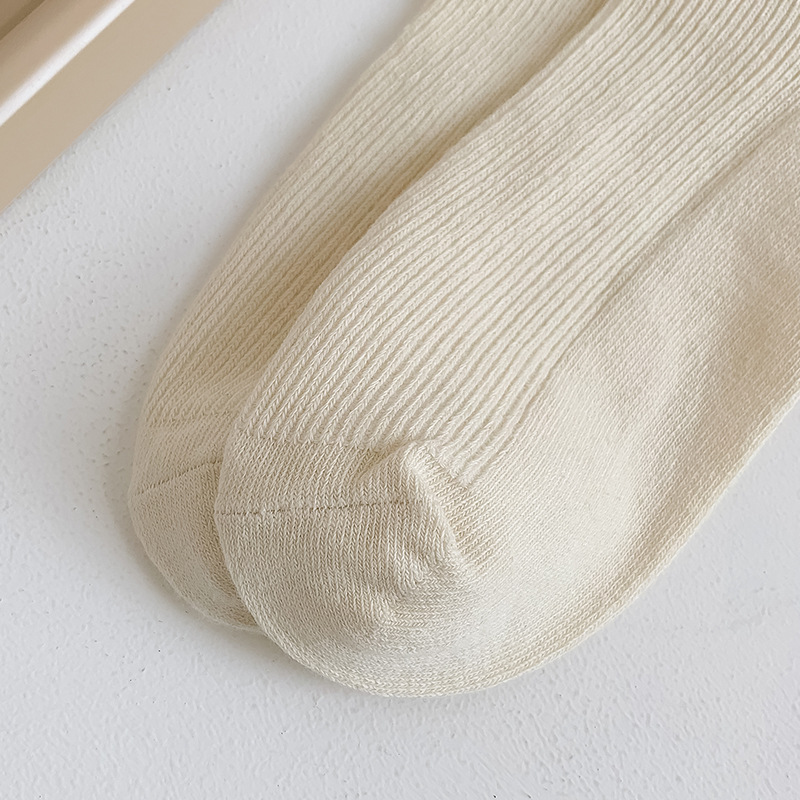 Women's Gender Women's Sweet Simple Style Bow Knot Cotton Crew Socks A Pair