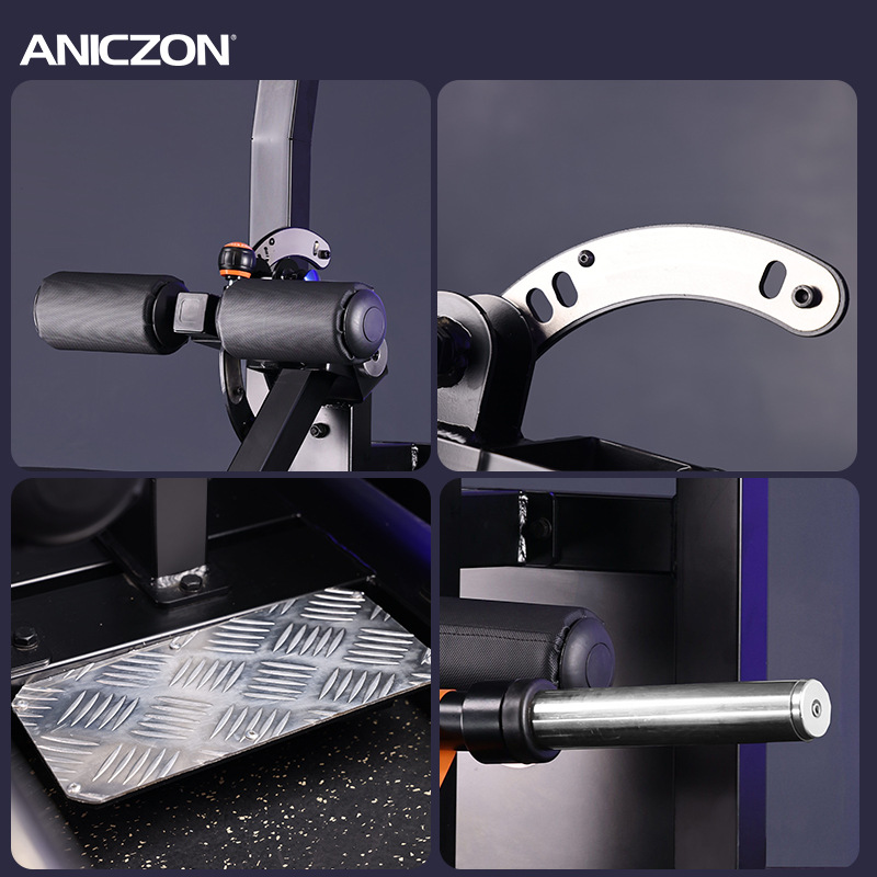 Empujador de cadera comercial entrenador de piernas entrenador de fuerza de extremidades inferiores entrenador de gimnasio de educación privada