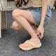 Thick Bottom Flip Flops Women's Summer EVA European and American Ins Trendy Soft Bottom Flat Bottom Electroplated Su Yinyin Special for Sandals and Slippers