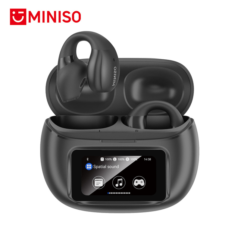 Miniso X29 Bluetooth Headset Touch Screen Tws Is Suitable for True Wireless Clip-On Music Headset Noise Reduction