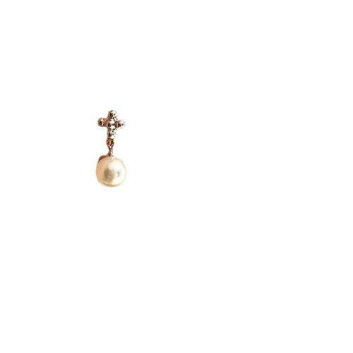 Eugene Ana style natural freshwater pearl earrings, French retro style versatile earrings, earrings