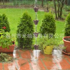 クロスボーダー金属レトロ2.8メートル雨チェーンペンダント排水シンク下水口金物屋外ガーデン軒飾り