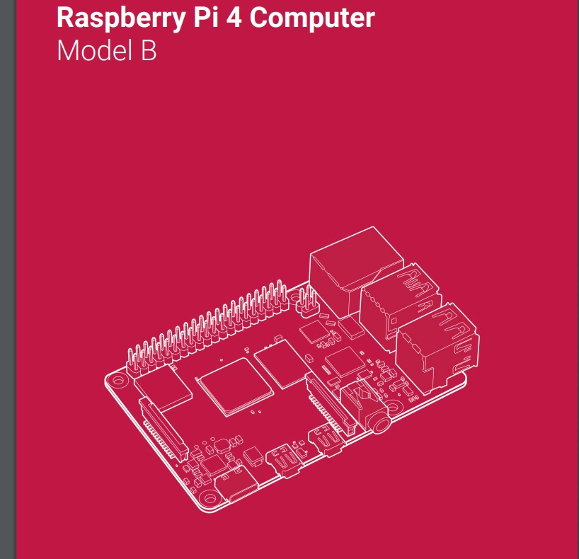 Raspberry Pi 4 Model B, 4 ГБ, одноплатный компьютер с поддержкой двух дисплеев, настольное решение
