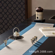 知舍新款防水茶席纯色素面底布茶旗中式桌布任意搭配茶道配件茶布