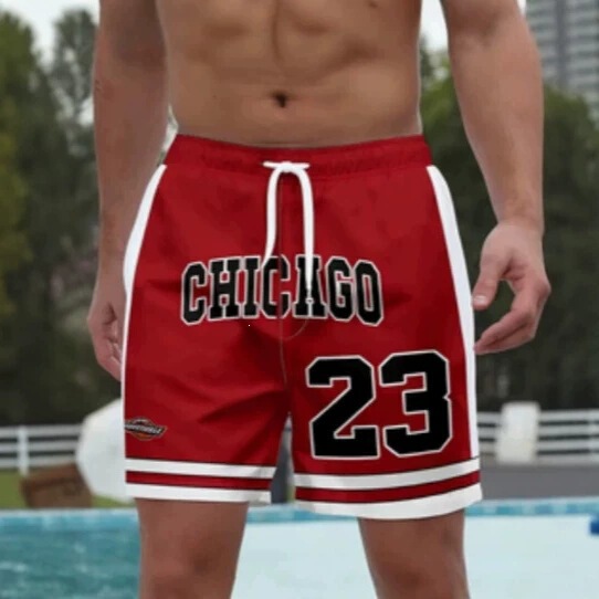 2026 New European Size Cross-Border Foreign Trade Chicago No. 23 Sports Casual Basketball Quick-Dry Shorts for Men and Women 2026 New European Size Cross-Border Foreign Trade Chicago No. 23 Sports Casual Basketball Quick-Dry Shorts for Men and Women