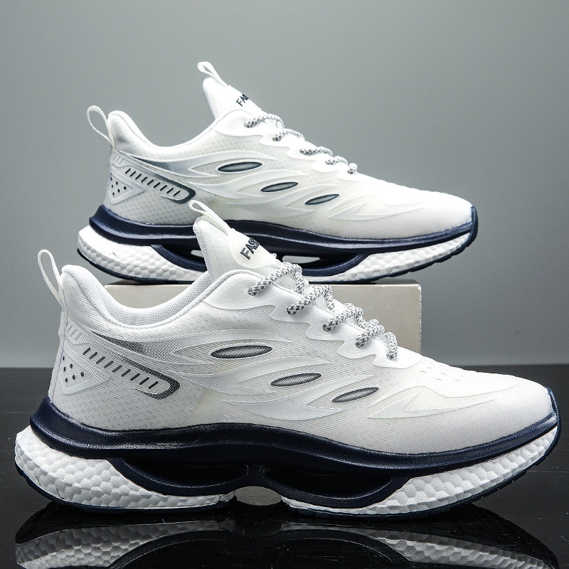 T Putian Männer Schong Summer High-End Sënn Sport Lafen Casual Jugend Héicht Erhéijung wäiss Liichtgewiicht mëll Sohle Papp_voghion.com