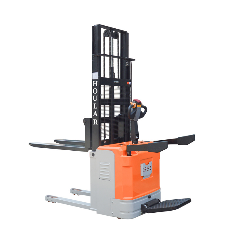 跨境全电动站驾式堆高车1.5吨3米HOULAR好拉搬运车堆垛车仓储堆高