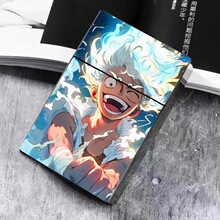 海贼王五档潮牌塑料烟盒 翻盖20只烟盒自动弹开创意烟盒软硬通用