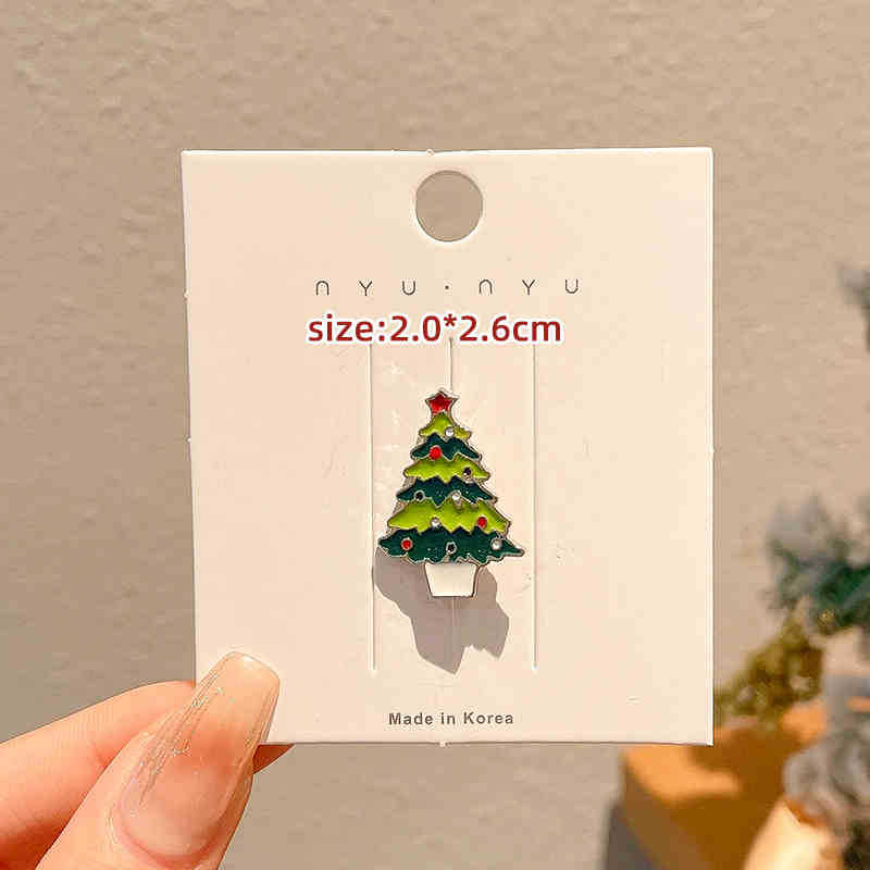 Broches de dibujos animados de Navidad adorable Papá Noel pequeño regalo pin accesorios insignia insignia ropa accesorios decoración