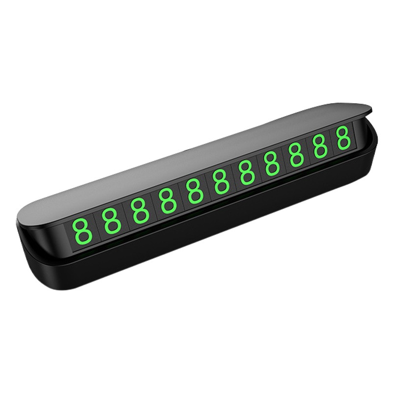 Factory Direct Sales Hidden Temporary Parking Sign for Cars, High-Temperature Resistant Number Plate, Mobile Phone Number for Moving Car, Wholesale Car Accessories