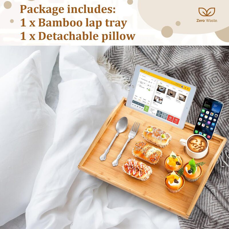 Household Bedroom Tray Snack Dinner Plate Bed Fruit Plate Breakfast Plate Bamboo and Wood Storage Plate Decorative Laptop Tray Household Bedroom Tray Snack Dinner Plate Bed Fruit Plate Breakfast Plate Bamboo and Wood Storage Plate Decorative Laptop Tray