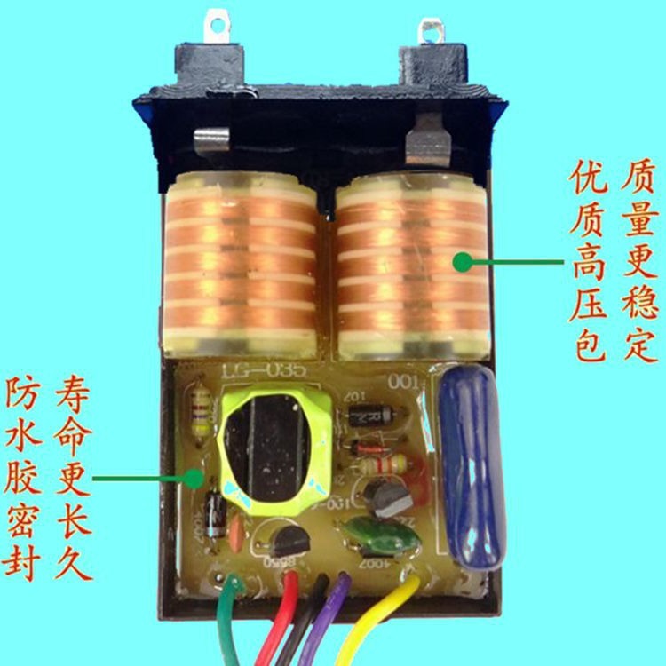 Accesorios de cocina de gas de horno de doble cabeza común 1.5V / 3V encendedor de pulso de cocina de gas de doble cabeza
