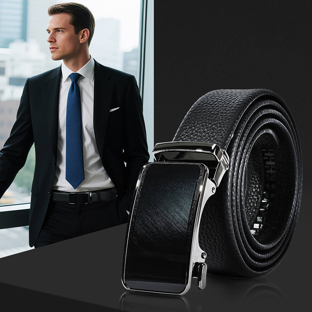 Thắt lưng da nam khóa tự động cao cấp phong cách kinh doanh — Giảm giá YH01, Giảm giá YH03, Giảm giá YH04, Giảm giá YH05