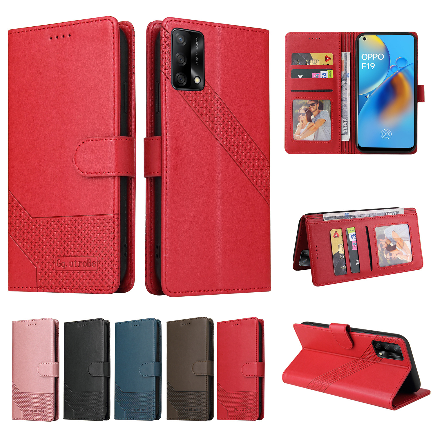 Applicable to Samsung S23plus mobile phone leather case A54/A14 cross-border new flip card wallet A23