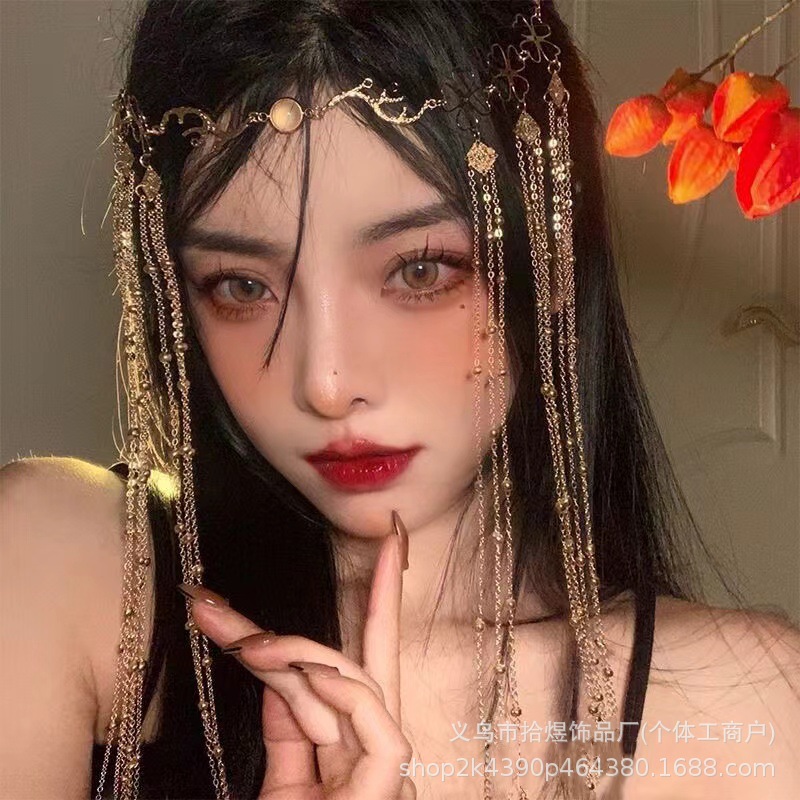 Exotic Accessories Super Fairy Antique Eyebrow Drop Headwear Crown Headwear Princess New Western Palace Hair Crown
