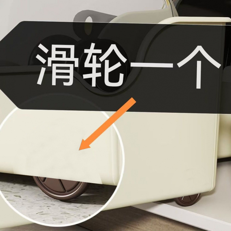 食品级多功能厨房锅具收纳筐橱柜置物架带轮抽拉式收纳盒储物家用|undefined