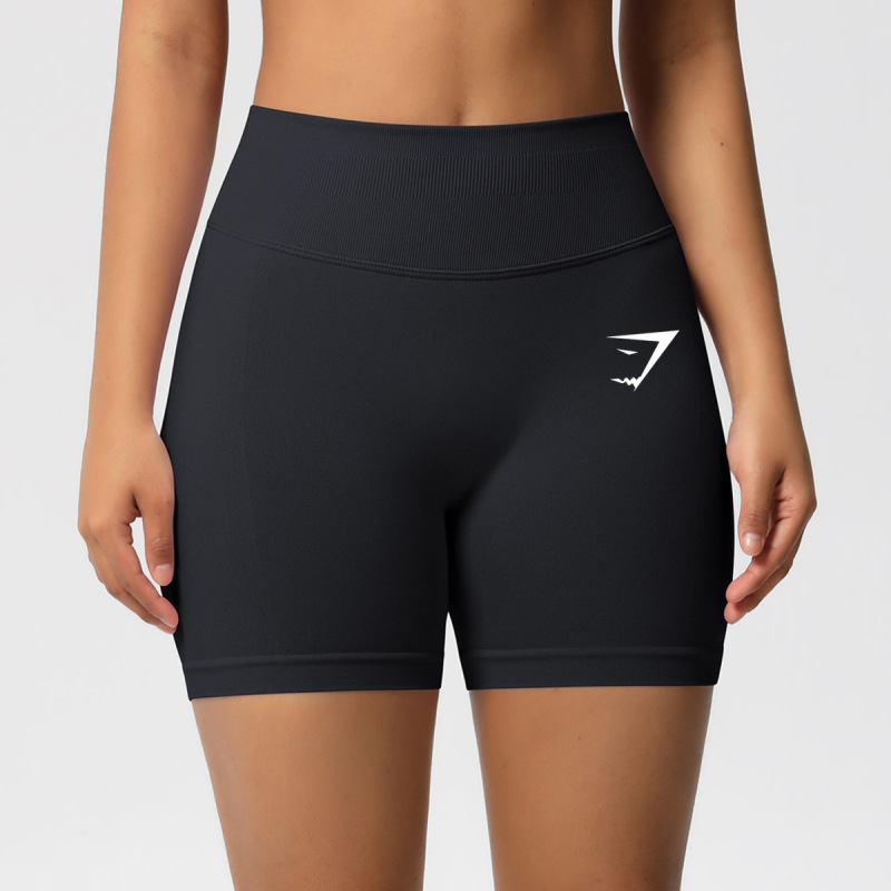 Gymshark Seamless Three-Section Waist Fitness Shorts for Women, High-Waisted Peach Butt-Lifting Sports Shorts, Tight-Fitting Yoga Shorts Gymshark Seamless Three-Section Waist Fitness Shorts for Women, High-Waisted Peach Butt-Lifting Sports Shorts, Tight-Fitting Yoga Shorts
