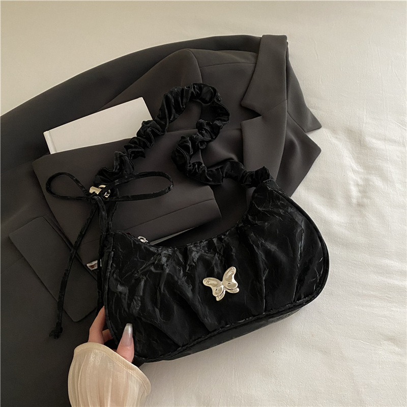 Borsa a spalla donna con farfalla shopping elegante da lavoro_voghion.com