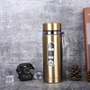 Capacious street handheld sports bottle stainless steel with glass, glass, lifting effect, creative gift