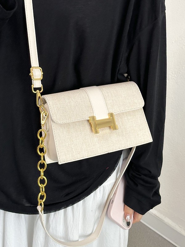 Transfronterizos nuevos bolsos de moda retro al por mayor, mujeres de textura superior, cadenas de calle, bolsos de hombro