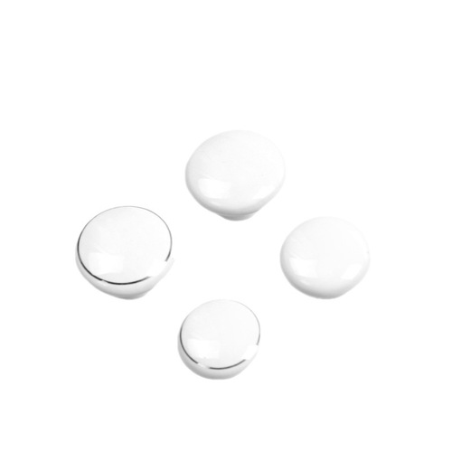 Single Hole Handle Chinese Minimalist European Style Antique Round Farmhouse Drawer Wardrobe Cabinet Door Cabinet Knob Orchid Ceramic