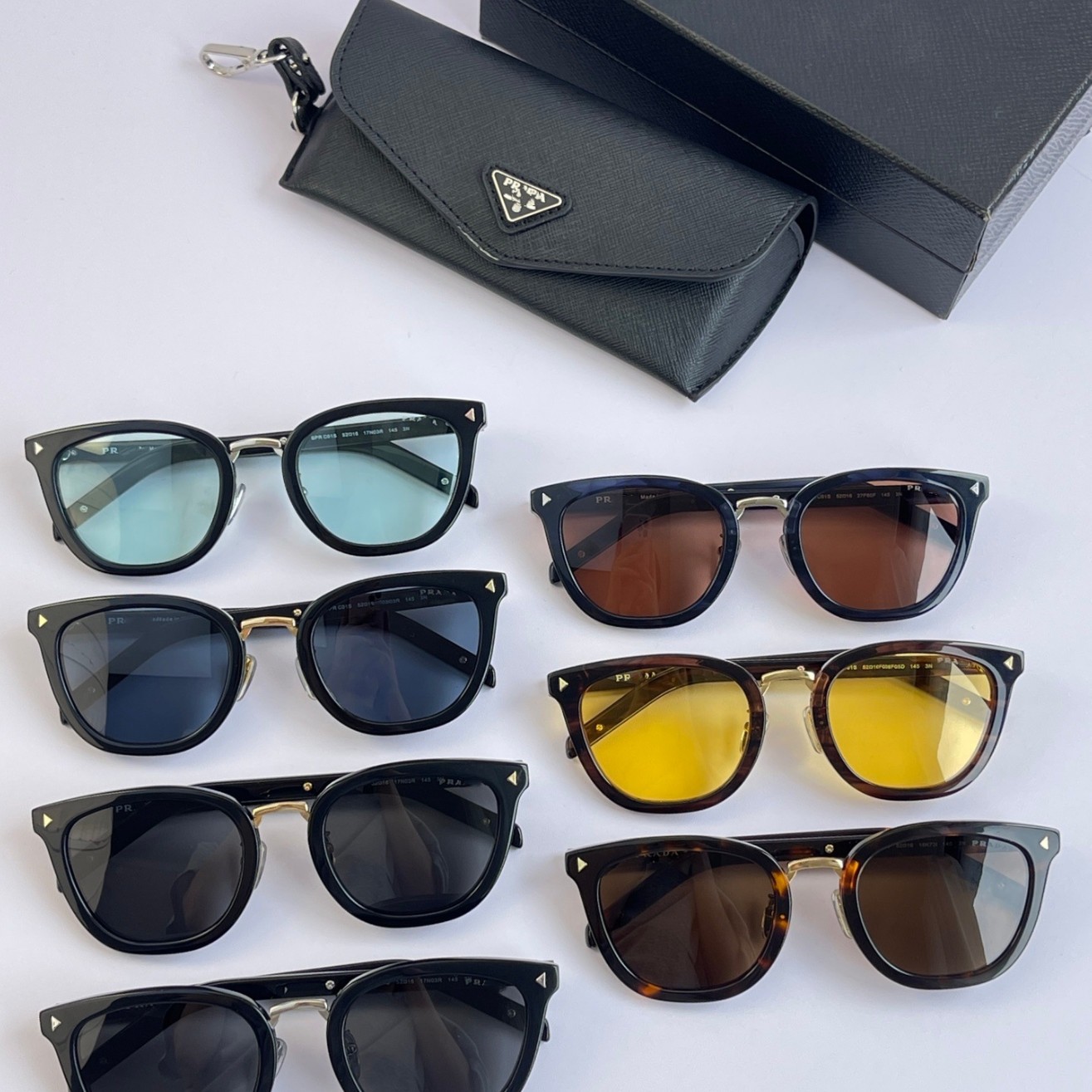 P Brand's New Stylish Sunglasses with Metal Frame, Versatile and Fashionable Women's Sunglasses Spr C01S