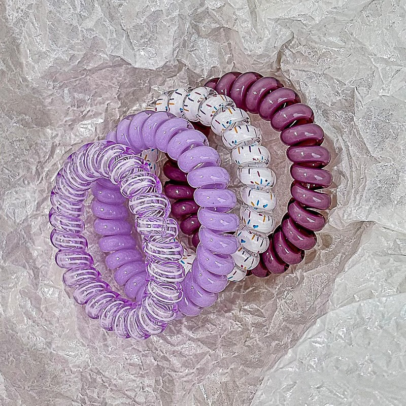 Línea telefónica bucle de cabello red 2025 nuevo cabello atado correa de cabello sin marcas cuerdas de cabello de alta sensación coreana bucle de cabello tocado