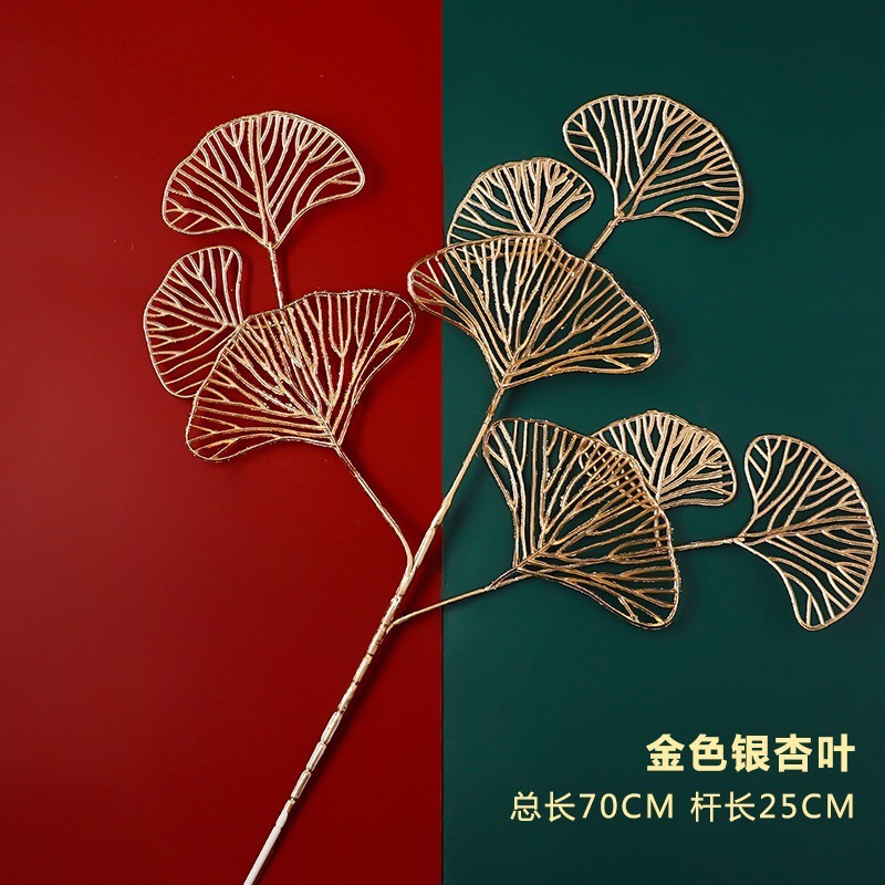 1 rama de ginkgo dorado